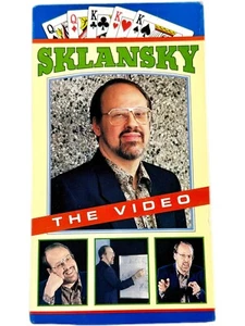 Poker Tutorial David Sklansky (VHS, 1995) How To Beat HOLD EM 7 Card Stud Cards - Picture 1 of 3