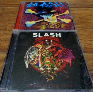 SLASH SOLO 2 CD LOT R&F'N R + APOCALYPTIC LOVE W/MYLES KENNEDY VGC ROCK USED - Picture 1 of 4