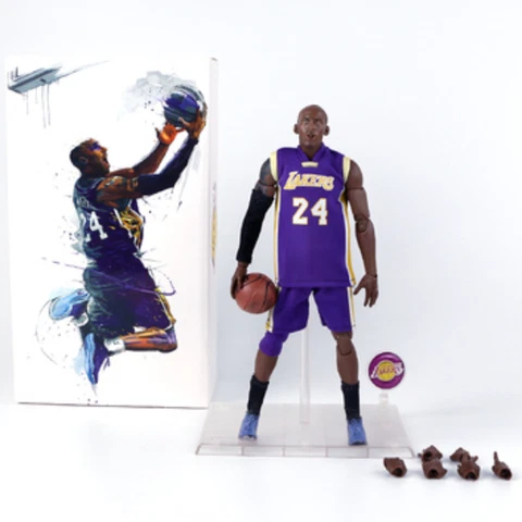 NBA Basketball Star KOBE BRYANT 1/9 Black Mamba Action Figure Model Toy With Box Cover