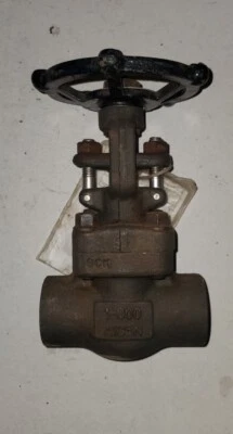 Beric 1" Gate Valve Class 800 Socket Weld A105N 1975psi @ 100°F Model 501S58A08  - Image 1 of 4