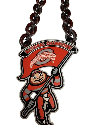 Ohio State Buckeyes Fan Turnover Chain Necklace | College | University - Image 1 of 4