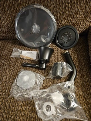 Nuevo Moen T2182BL Dart Moor 1 mango Posi-Temp juego de molduras de ducha - negro mate  Foto 1 de 4