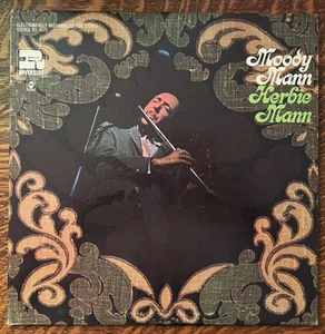 HANDSIGNIERTES COVER ~ 12" LP ~ HERBIE MANN ~ MOODY MAN - Bild 1 von 10