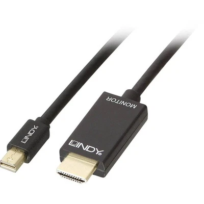 LINDY Mini-DisplayPort / HDMI Adapterkabel Mini DisplayPort Stecker, HDMI-A - Bild 1 von 2