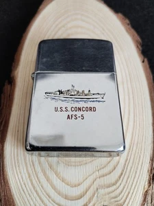 Lighter ZIPPO.Zippo Military.Zippo U.S.S. Concord AFS-5.Combat stores ship.1987. - Picture 1 of 17
