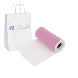 5 pz Rotolo Tessuto Tulle Malva 6" x 25 Yd Bobina Fiocco Matrimonio Decorazione Festa jh - Foto 1 di 5