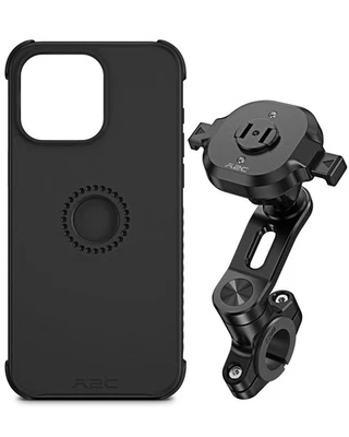 Kit de montaje de teléfono de bicicleta ultra seguro de un bloqueo con estuche MagSafe para iPhone 16 Pro... Foto 1 de 4