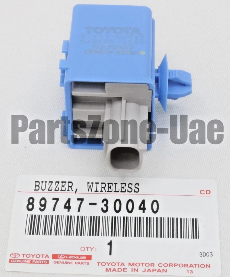 89747-30040 Toyota 4Runner Prius Lexus GS300 LX570 Wireless Door Lock Buzzer OEM - Imagem 1 de 1