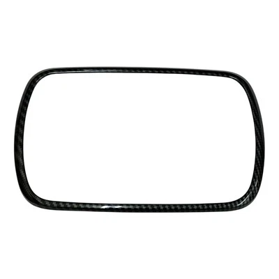 "Cubierta envolvente de pantalla multimedia estéreo Abarth 500 7"" aspecto de fibra de carbono 595 695" Foto 1 de 3