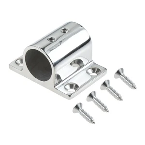 Marine Boat Hand Rail Fitting 90 Degree Rectangle Base Fit for 25.7mm/1in Tube - Picture 1 of 10