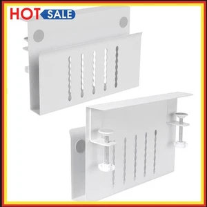 Support Ordinateur Portable Sous Bureau Sans Perceuse Suspendu Support Ordinateur Portable Métal pour Bureau et Maison - Photo 1/18