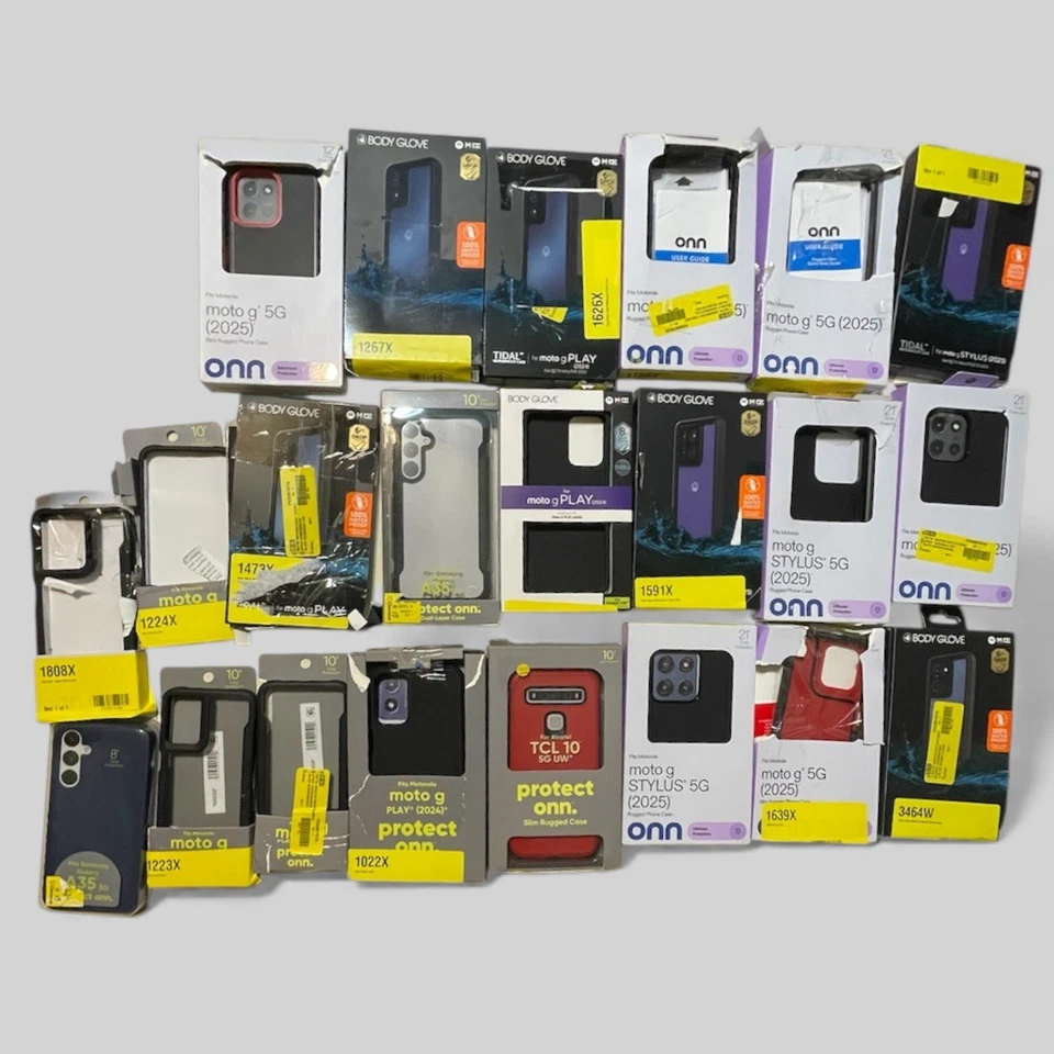 LOTE PERSONALIZADO 20 fundas para teléfono Motorola y Alcatel moto g/g play/g stylus/TCL 10 Foto 1 de 1