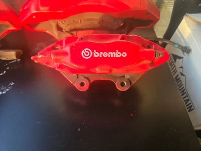 Jeep Grand Cherokee SRT8 2012-2021 6,4 L Brembo conjunto de pinzas de freno con manguera de freno Foto 1 de 4