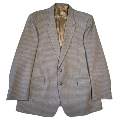 Blazer Traje Confort De Colección Sears Roebuck Marrón Ropa Profesional 46R Iglesia de Negocios Foto 1 de 4