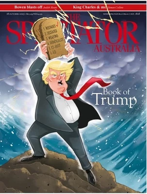 THE SPECTATOR Australia Magazine Issue 18th Oct 2025/ BOOK OF TRUMP - Image 1 of 3