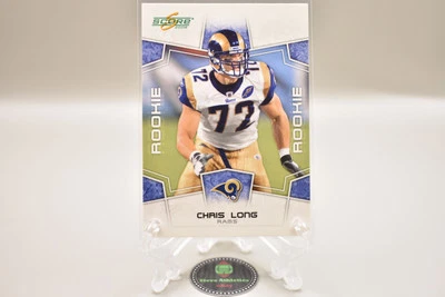 Chris Long Los Angeles Rams 2008 Donruss Score Rookie RC Card #332 - Image 1 of 2