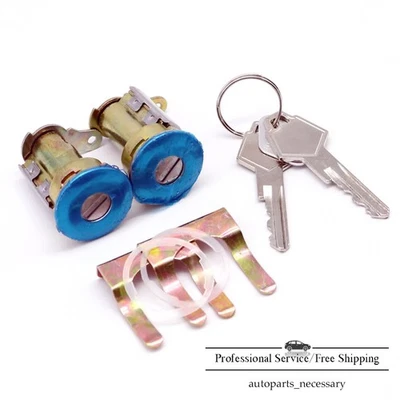 Nuevo cilindro de cerradura de puerta con llave de 2 piezas para Dodge B100 B200 W100 Trailduster EE. UU. Foto 1 de 4