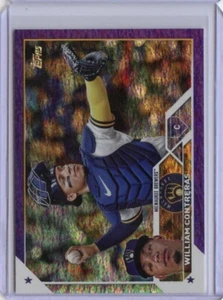 2023 Topps Update Purple Foilboard #US197 William Contreras Serial #714/799 - Picture 1 of 1