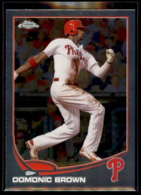 2013 Topps Chrome  Domonic Brown  #215 Philadelphia Phillies - Image 1 of 2