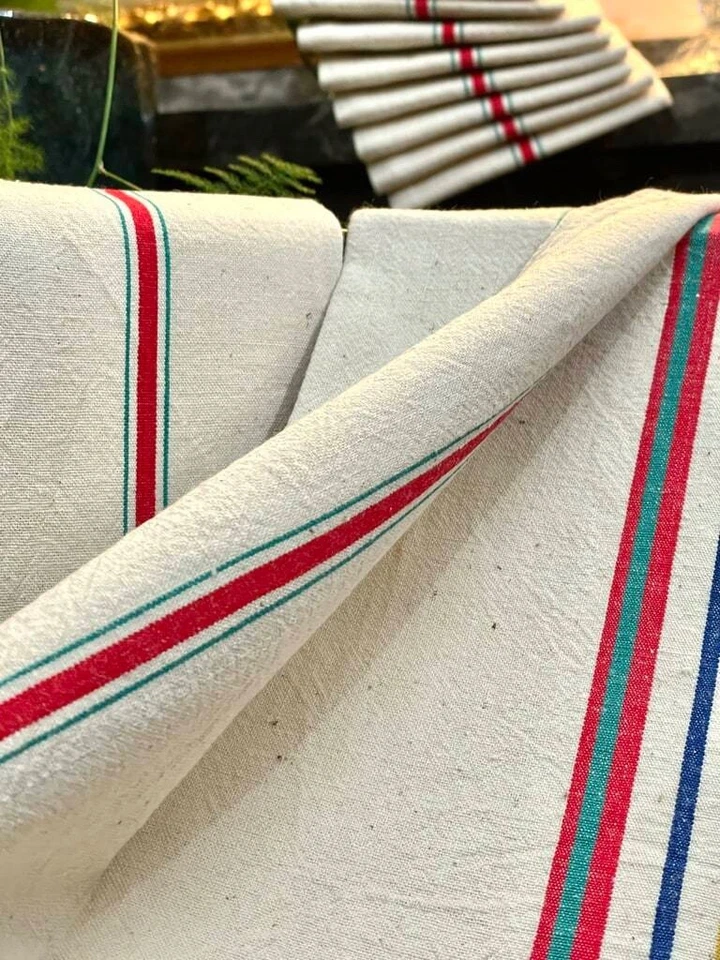 Torchons en métis - VENDUS À L'UNITÉ - Années 50/60 - Chiffre B ou BA - Ref 2256 - Photo 1/4