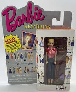 Schlüsselanhänger Mattel, Basic Fun, Picknick Barbie 1995, 4 Zoll Neu in OVP - Bild 1 von 5