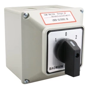 Baomain Universal Rotary Changeover Switch LW28-32/D303.3D with Master Switch Ex - Picture 1 of 7