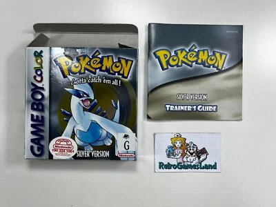 Pokemon Silver  (No Game)  - AUS Version - Game Boy Color GBC - Gameboy Nintendo - Photo 1/4