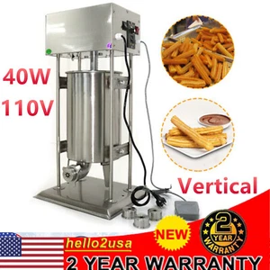 Máquina para hacer churros española eléctrica comercial de acero inoxidable 15L restaurante - Imagen 1 de 9