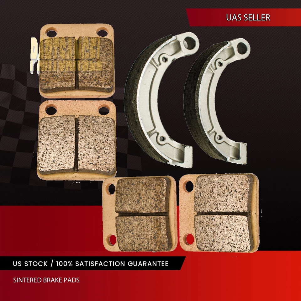 Zapatas de freno sinterizadas F+R para Yamaha Bruin 350 YFM350 2x4 4x4 2004-2006 Foto 1 de 2