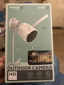 Merkury 1080P Smart Outdoor Security Camera, Weatherproof, Night Vision, Wi-Fi  - Picture 1 of 3