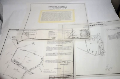 Lote 3 mapas de encuesta Deer Lodge County Montana Anaconda Georgetown Lake Granite Foto 1 de 4