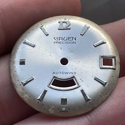 VTG Gruen Watch Co. Precision Autowind Round Watch Face - Image 1 of 4