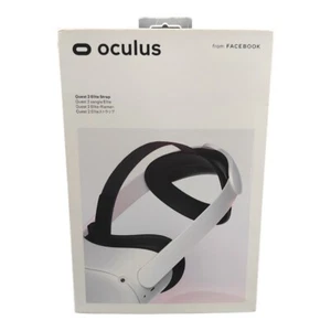 Elite Gurt für Oculus Quest 2 Kopfstütze Halter VR Gaming Weiß/Schwarz B-WARE - Bild 1 von 4