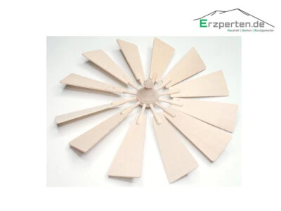 ERZPERTEN.DE Pyramide Flügelrad XXL Ø 35-54 cm Buche Weihnachtspyramide Erzgebirge NEU