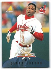 1995 National Packtime #16 Kenny Lofton Cleveland Indians 2S
