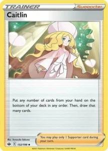 Caitlin - 132/198 - Uncommon x1 - NM-Mint - SWSH Chilling Reign - Picture 1 of 1
