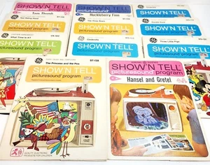 Vintage General Electric Show'N Tell Picturesound Program Records - Lot of 11 - Picture 1 of 6