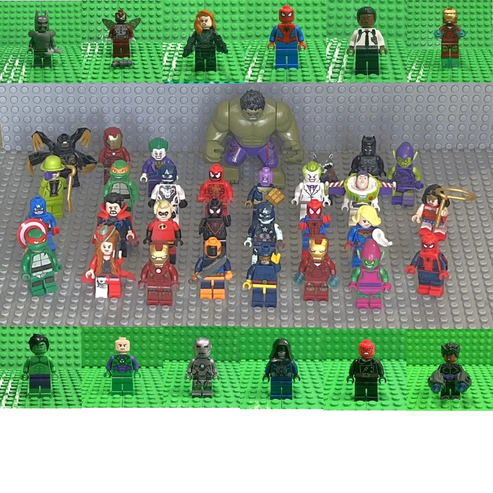Lego Super Hero Minifigures Marvel and DC Batman Thor Hulk + MORE !! (You Pick) - Image 1 of 1