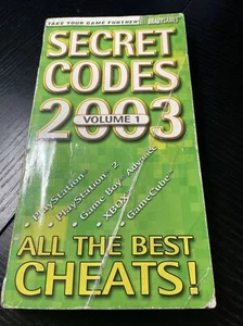 Secret Codes 2003 by Michael Lummis and BradyGames Staff (2002, Trade Paperback) - Imagen 1 de 4