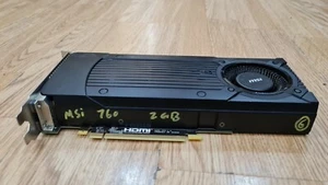MSi Nvidia GeForce GTX 760 2gb GPU Graphics Video Gaming Card (ref 6) Faster! - Picture 1 of 11