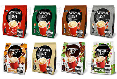 NESCAFE Instant Coffee Selection Classic Strong Caramel Hazelnut Brown Sugar • 12.91$