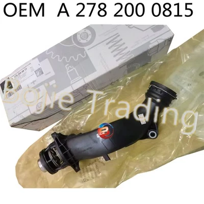 2782000815 Carcasa termostato refrigerante motor OEM para Mercedes Benz CL550 CLS550 Foto 1 de 4