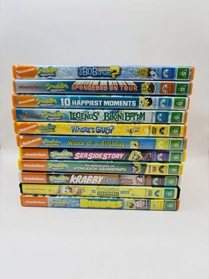 Spongebob Squarepants | DVD | Bundle x 11 | Region 4 | Sent Tracked Post - Image 1 of 4
