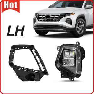 Front Bumper Clear Fog Light LED Left Driver Side For 2022 2023 Hyundai Tucson - Picture 1 of 14