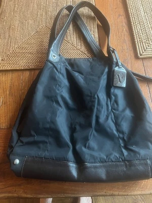 Винтажная кожаная и нейлоновая сумка Furla - Изображение 1 из 4