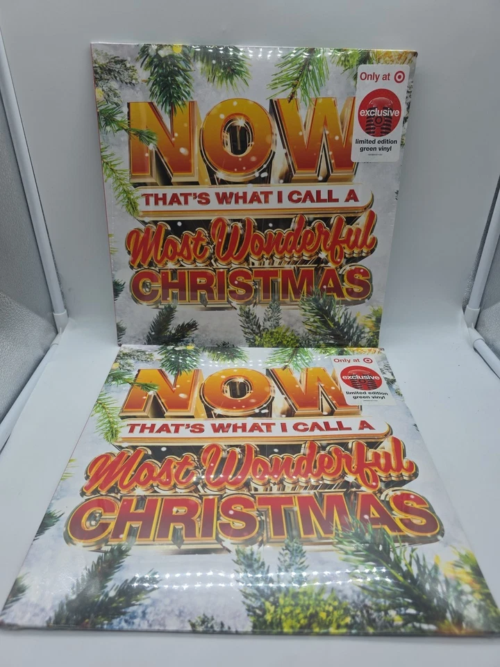 NOW That's What I Call A Most Wonderful Christmas Exclusive Green Vinyl LP 2x - Image 1 of 4