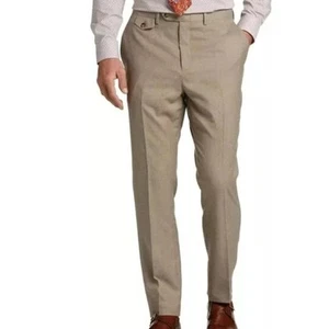 Tayion By Montee Holland Mens Classic-Fit Wool-Blend Dress Pants 38W x 34L - Picture 1 of 8
