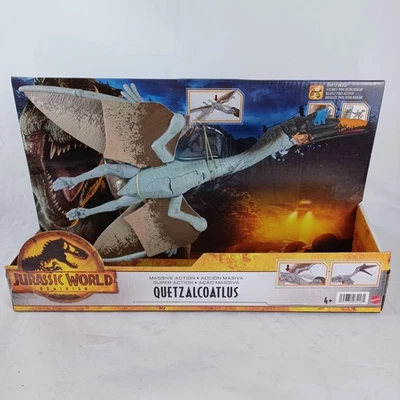 Figura de acción de dinosaurio Mattel Jurassic World Dominion Quetzalcoatlus NUEVO retirado Foto 1 de 4