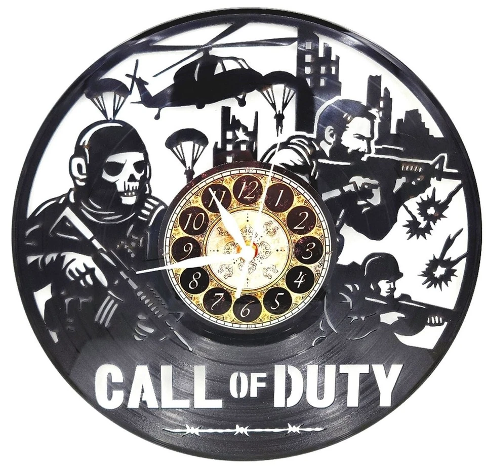 CALL OF DUTY - Reloj disco vinilo - ¡ENVÍO GRATUITO! Foto 1 de 2