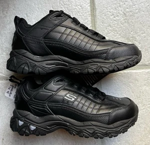 Skechers Men's 7 Black Soft Stride-FAMBLI Work Shoes 200080 w/Memory Foam - Picture 1 of 8